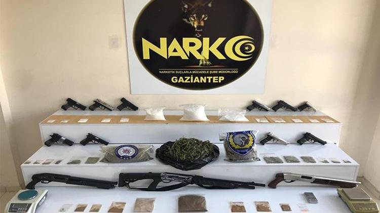 Gaziantep’te 655 polisle ‘Narko-Asayiş’ operasyonu yapıldı
