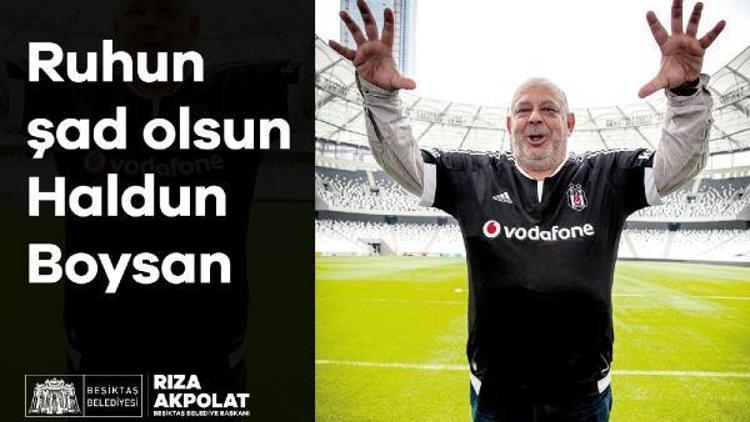 Beşiktaşta Haldun Boysan unutulmadı