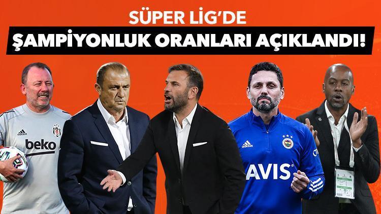 Süper Ligde şampiyonluk oranları açıklandı Fenerbahçenin iddaa oranı...