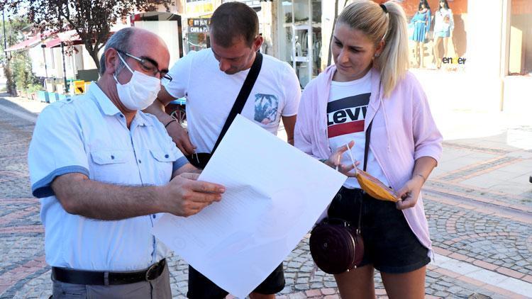 Edirneye gelen turistlere, Bulgarca afişlerle uyarı