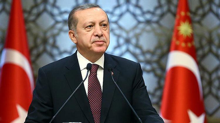 Cumhurbaşkanı Erdoğandan şehitlerin ailelerine taziye mesajı