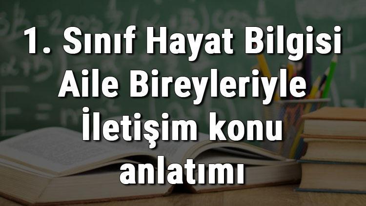 1. Sınıf Hayat Bilgisi Aile Bireyleriyle İletişim konu anlatımı