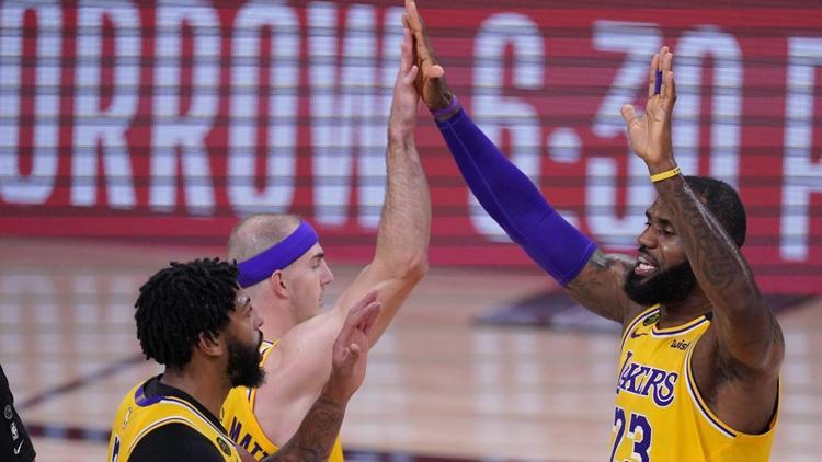 NBAde Gecenin Sonuçları | Lakers, Rocketsı devirdi Seride 3-1 öne geçti...