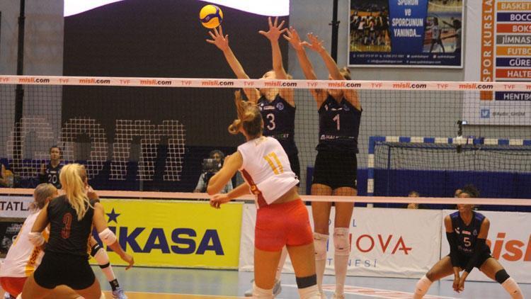 Misli.com Voleybol Sultanlar Liginde Aydın Büyükşehir, Galatasaray HDI Sigortayı 3-2 mağlup etti