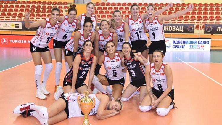 Türk Hava Yolları Kadın Voleybol Takımı, Balkan Kupasında şampiyon oldu