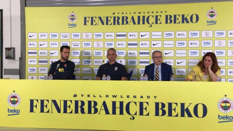 Fenerbahçe Bekoda medya günü Igor Kokoskovun hedefi...