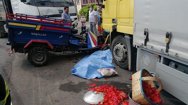 Orduda kamyonla tarım aracı çarpıştı: 1 ölü, 2 yaralı