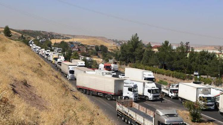 Tuz yüklü TIR, EDS direğine çarptı; karayolunda ulaşım 2 saat durdu