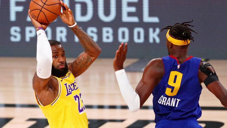 NBAde Los Angeles Lakers, Denver Nuggets karşısında seriyi 1-0 yaptı