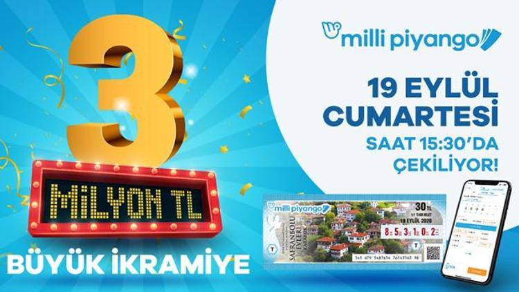 19 Eylül Milli Piyango çekilişi tamamlandı Sonuçlar millipiyangoonline.comda