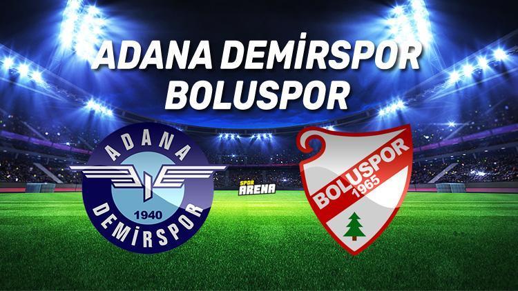 Adana Demirspor Boluspor maçı ne zaman, saat kaçta, hangi kanalda