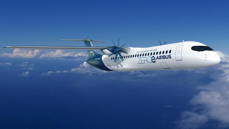 Airbus yeni sıfır emisyon konsept uçağını duyurdu