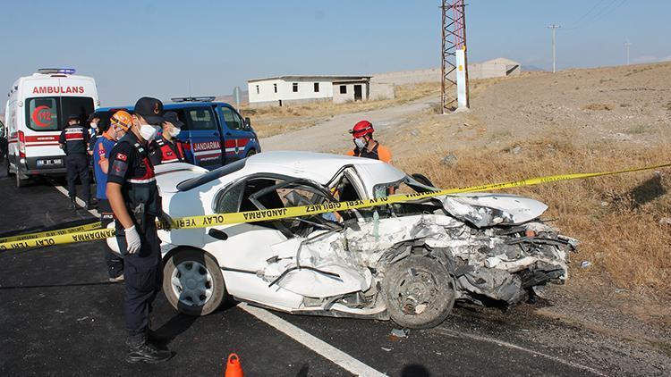 Aksarayda feci kaza: 1 ölü, 6 yaralı