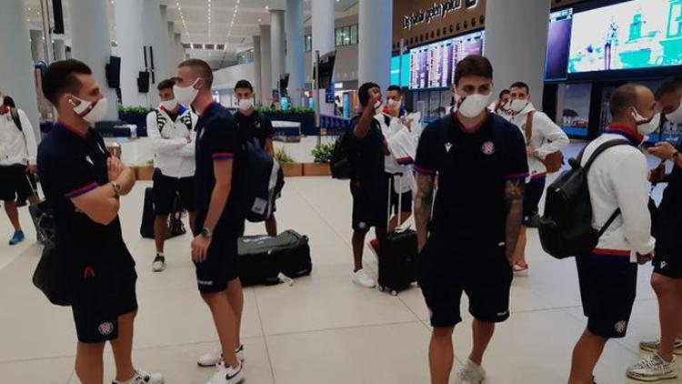 Galatasaray’ın rakibi Hajduk Split, İstanbul’a geldi