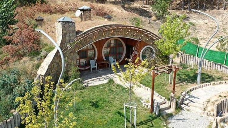 Sivasın Hobbit evleri pandemi sürecinde ilgi görüyor