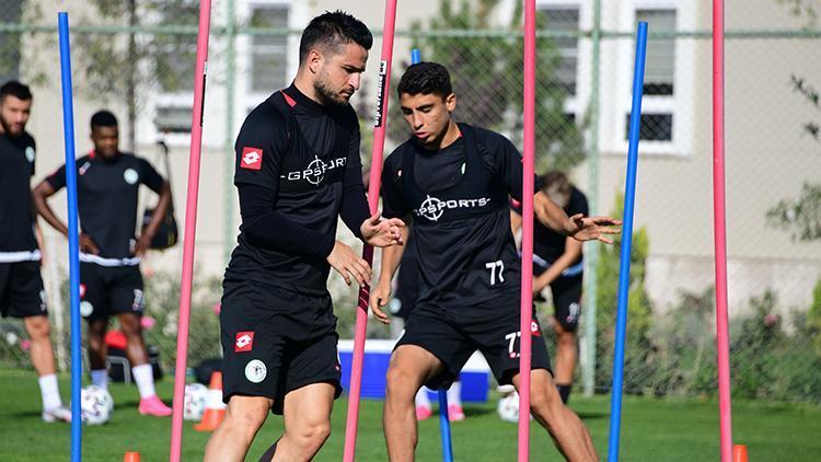 Konyasporda Beşiktaş maçı hazırlıkları sürüyor