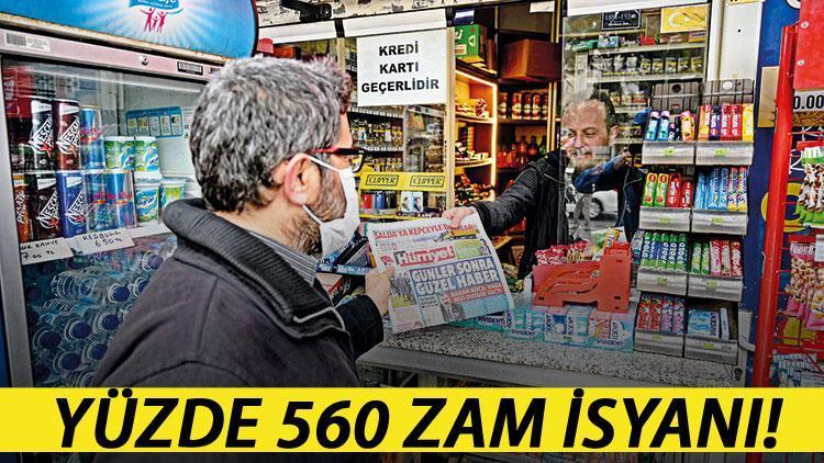 Gazete bayilerinin % 560 zam isyanı