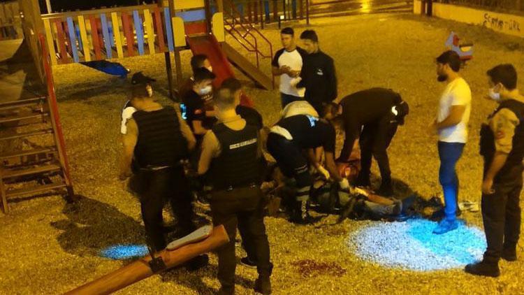 İstanbulda çocuk parkında silahlı kavga