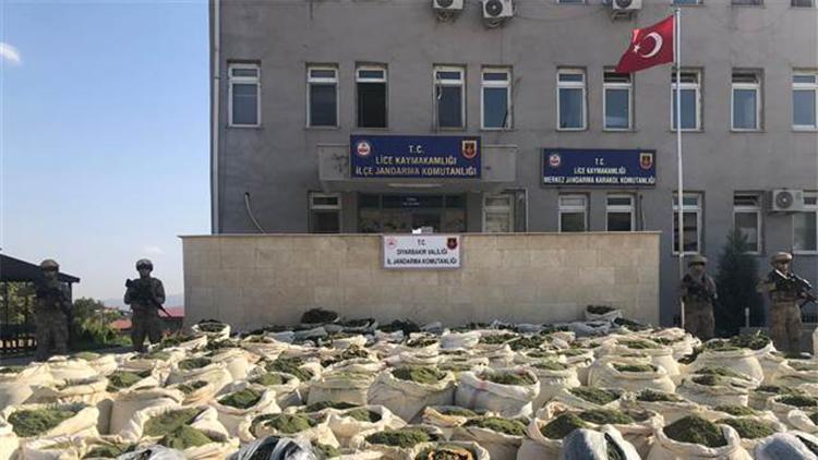 Diyarbakır’da narko-terör operasyonu: 4 ton esrar, 236 bin kök kenevir ele geçirildi