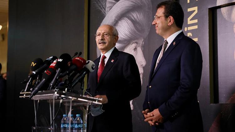 CHP Genel Başkanı Kılıçdaroğlu, Fatih Sultan Mehmet tablosunun ön gösterim programına katıldı