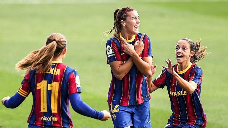 Kadınlar futbolunda bir ilk El Clasiconun galibi Barcelona...