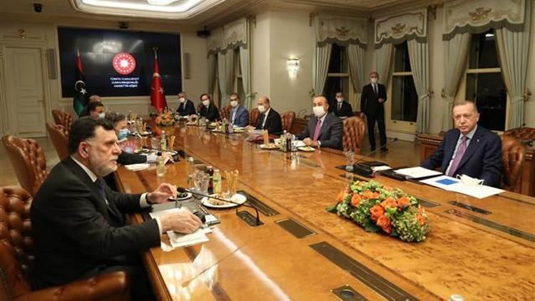 Cumhurbaşkanı Erdoğandan kritik Libya görüşmesi