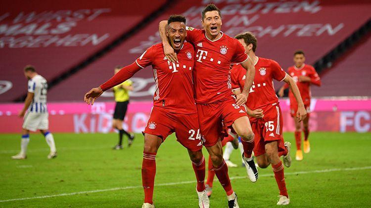 Bayern Münih, Hertha Berlini Lewandowskinin golleriyle 4-3 yendi