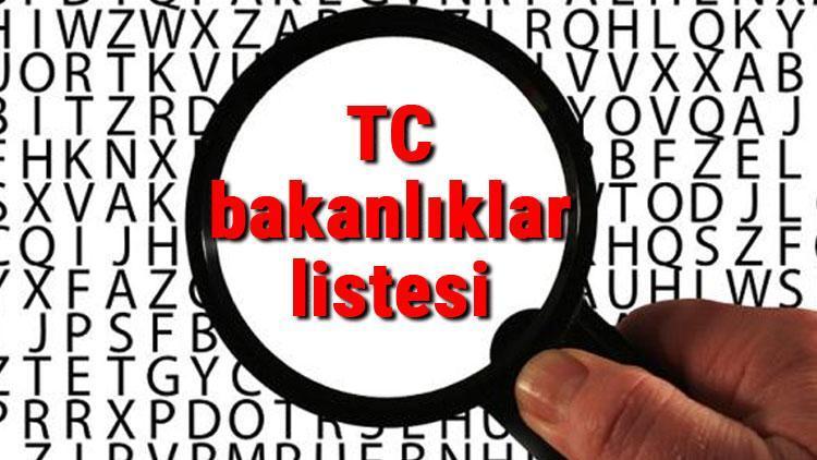 Türkiye Cumhuriyeti bakanlıklar listesi, görevleri ve yetkileri