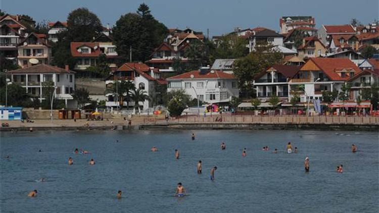 Kandırada güzel havada deniz keyfi