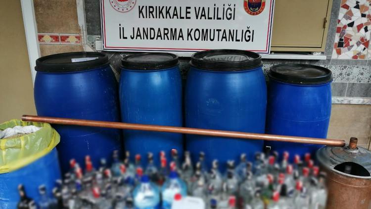 Kırıkkalede ‘sahte içki’ operasyonu: 4 bin 819 litre ele geçirildi