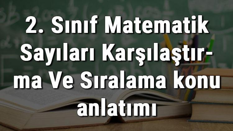 2. Sınıf Matematik Sayıları Karşılaştırma Ve Sıralama konu anlatımı