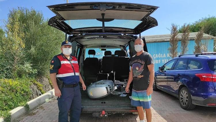 İzmir’de tekne motoru çalan 5 şüpheli yakalandı