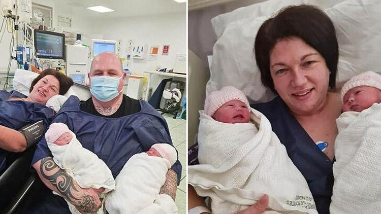 9 haftalık hamileyken koronavirüse yakalanan anne komada ikiz doğurdu