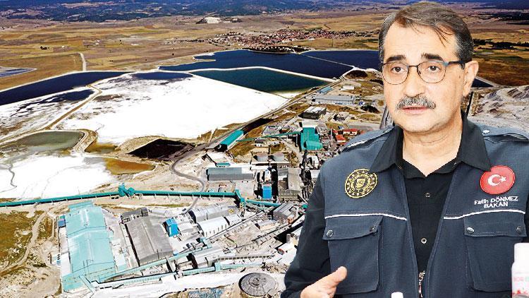 Bakan Dönmez, Türkiye’de ilk kez üretilecek lityumun pilot tesisinde konuştu: Hedef 500 tonluk üretim
