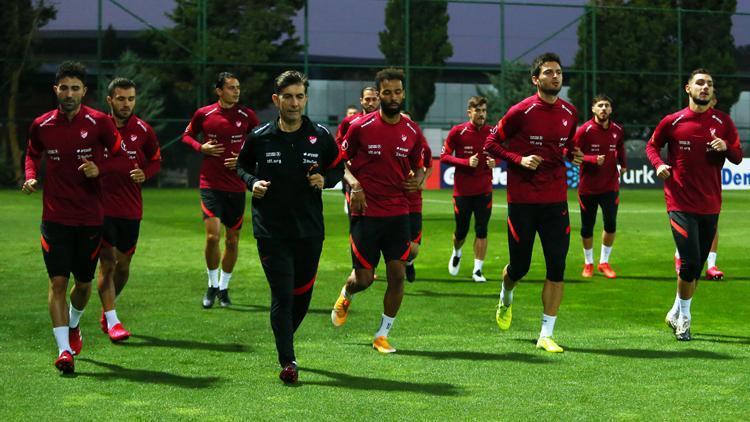 A Milli Futbol Takımında Sırbistan maçı hazırlıkları başladı