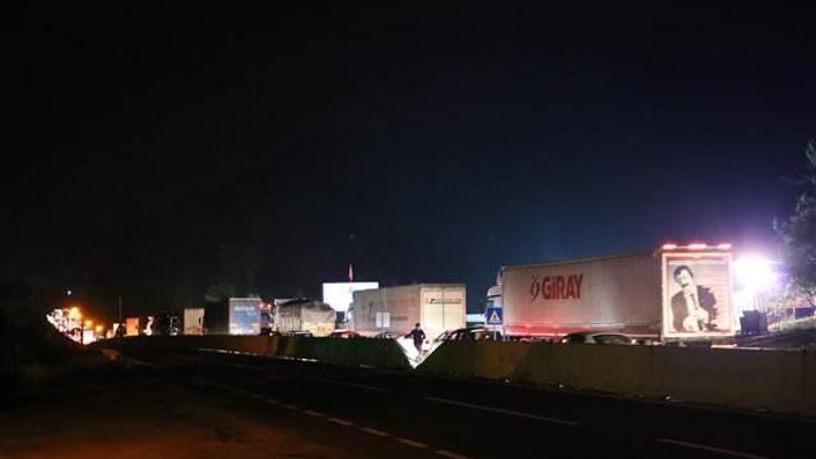 Bolu Dağı geçişinde yol bakımı yoğunluğu