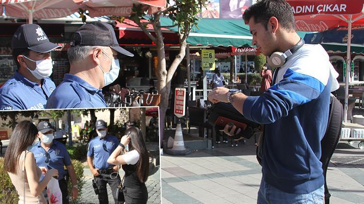 Antalya’da maske takmayan gençten garip savunma