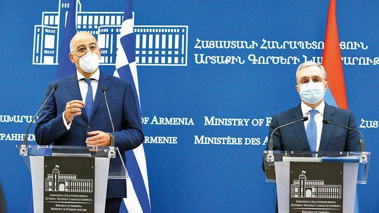 Yunan bakan Erivan’a gidip Türkiye’yi suçladı