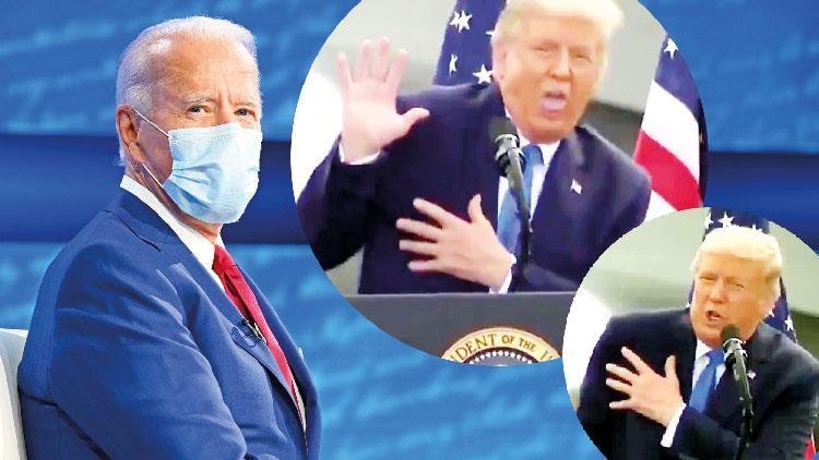 Trump’tan ‘yaşlı Biden’ taklidi