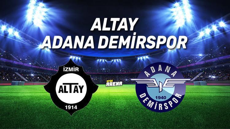 Altay Adana Demirspor maçı ne zaman, saat kaçta, hangi kanalda