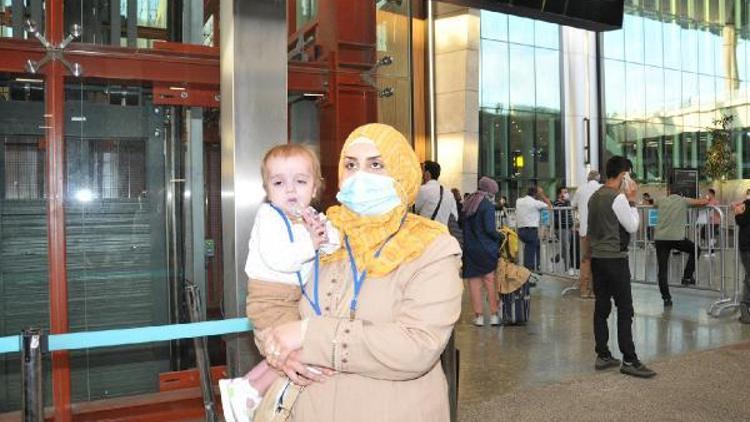 Iraktan 7 ay sonra tedavi için İstanbula geldiler
