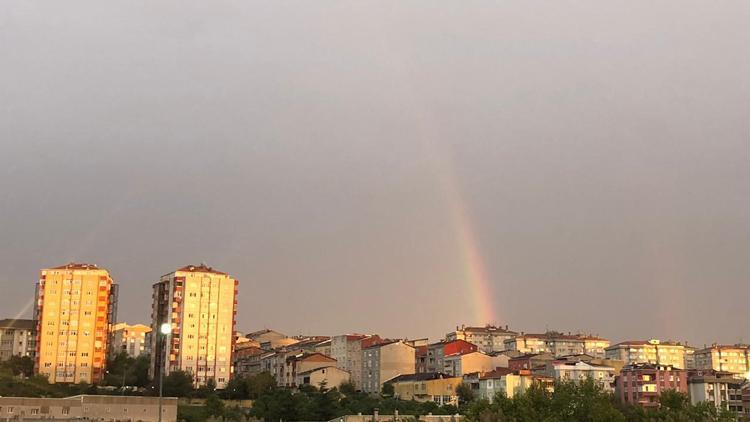 İstanbulda çifte gökkuşağı