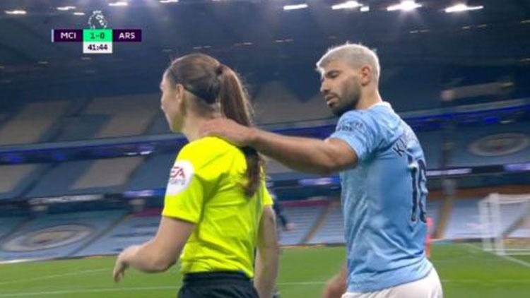 Sergio Agüero’nun yan hakeme hareketi olay oldu Milletvekili çılgına döndü…