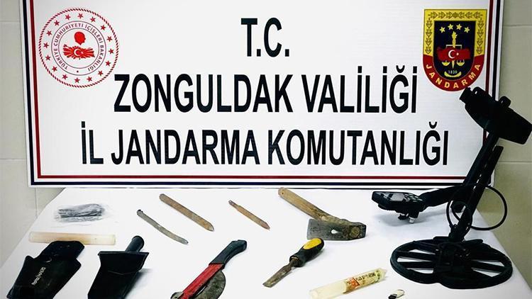 Zonguldak’ta izinsiz kazı operasyonu: 2 gözaltı