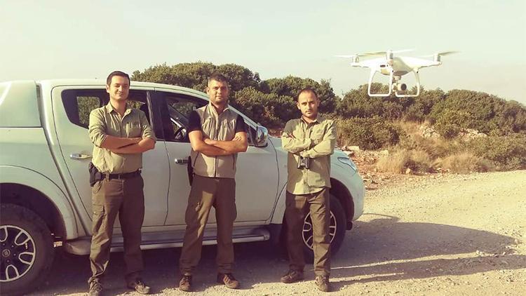 Kaçak avlanan 4 kişi drone destekli denetimde yakalandı