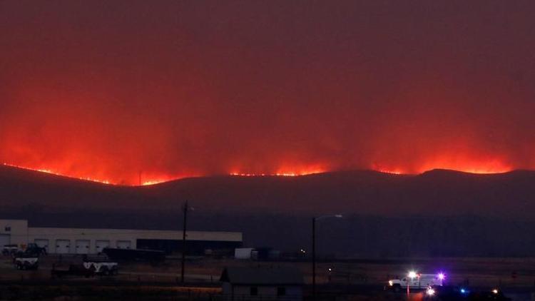 ABDnin Colorado eyaletindeki yangınlar etkili olmaya devam ediyor