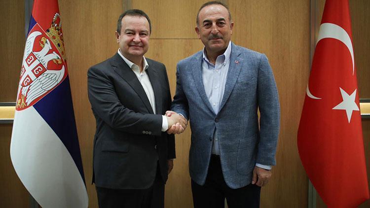 Bakan Çavuşoğlu, Sırbistanın yeni Meclis Başkanı Dacic ile görüştü