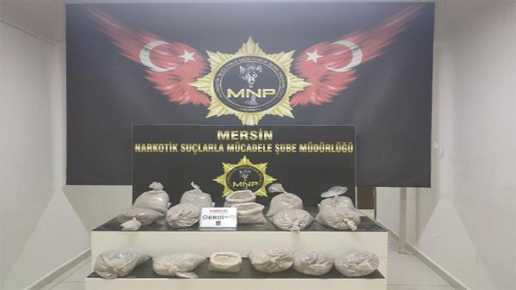 Mersinde 55,5 kilo eroin ele geçirildi