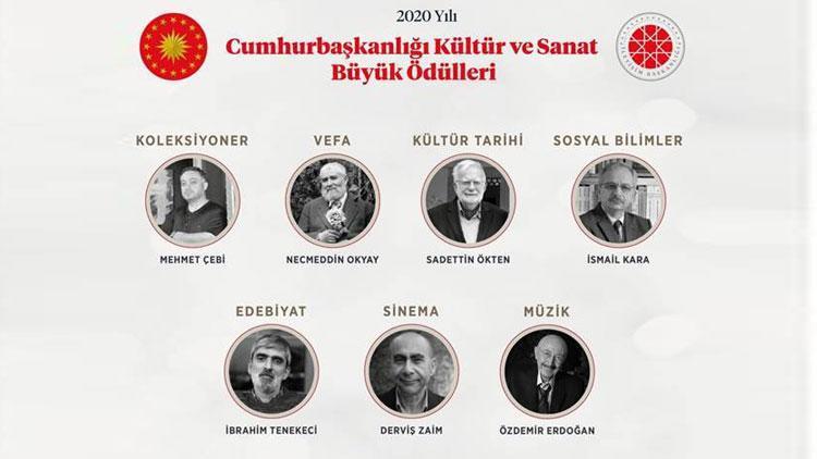 Cumhurbaşkanlığı Kültür ve Sanat Büyük Ödülleri belli oldu