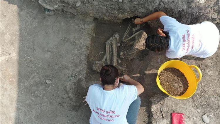 Bilecikte kazıda 8500 yıllık insan iskeleti bulundu